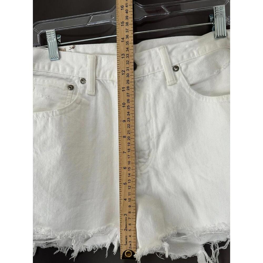 Polo Ralph Lauren Crosby Shorts – White Denim, Size 28, Frayed Hem, Authentic RL - Picture 4 of 9